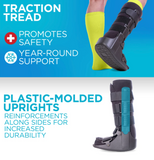 MEDPRO™ Tall Air Compression Walker Boot for More Severe Ankle, Foot, Leg Sprains and Fractures