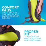 MEDPRO™ Tall Air Compression Walker Boot for More Severe Ankle, Foot, Leg Sprains and Fractures