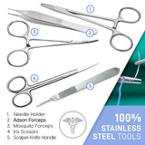 Suturing Skills Full Practice Kit with Pseudo Skin Structure (New Improved Version) - MEDPRO™ Medical Supplies