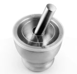 304 Stainless Steel Mortar & Pestle with Cover | Medicine Crusher & Grinder - MEDPRO™ Medical Supplies