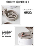 Multi-purpose Medication Storage + Cup + Pill Splitter + Medicine Crusher Grinder - MEDPRO™ Medical Supplies