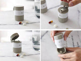 Multi-purpose Medication Storage + Cup + Pill Splitter + Medicine Crusher Grinder - MEDPRO™ Medical Supplies