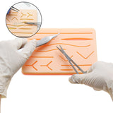 Suturing Skills Full Practice Kit with Pseudo Skin Structure (New Improved Version) - MEDPRO™ Medical Supplies