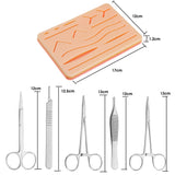 Suturing Skills Full Practice Kit with Pseudo Skin Structure (New Improved Version) - MEDPRO™ Medical Supplies