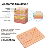 Suturing Skills Full Practice Kit with Pseudo Skin Structure (New Improved Version) - MEDPRO™ Medical Supplies