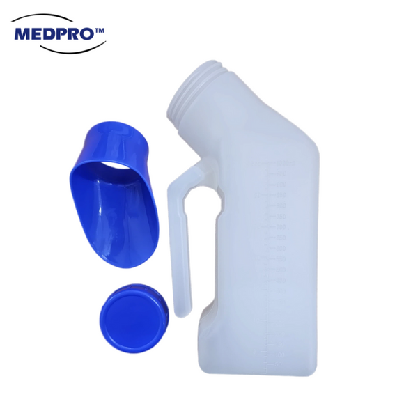 Unisex Durable Urinal with Cover 1200mls