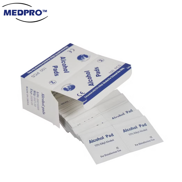 100pcs/box Alcohol Swab / Pad / Antiseptic Wipes (75% Alcohol)