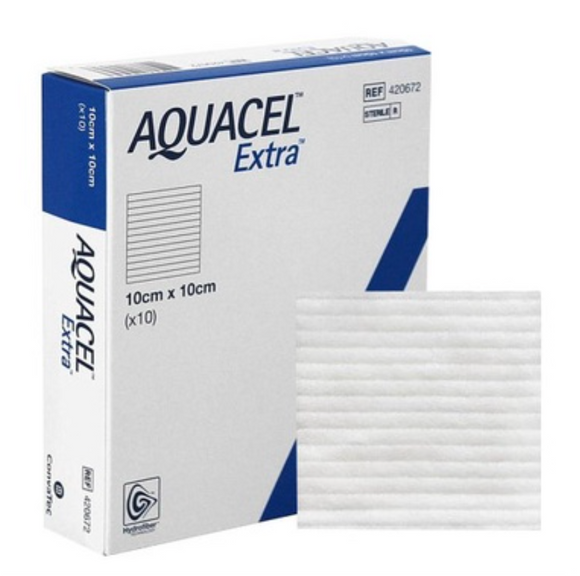 Aquacel Extra 10cmx10cm (420672) 10pcs/box