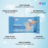 BW Rinse Free Shampoo Cap (1 CTN x 30 PCS)