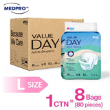 BW Value Day Diapers (Day use) – M & L