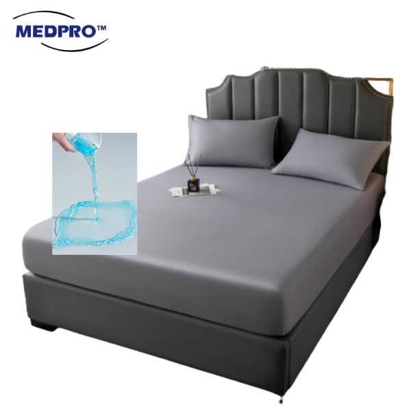 Bedecor Queen Mattress Protector Waterproof Cotton Mattress Cover Pee Proof  Liquid Proof Pet Incontinence Elderly Essentials Bed Cover Fitted Sheet