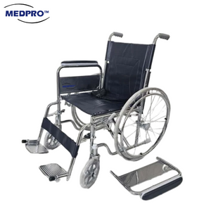 Chrome Detachable Wheelchair