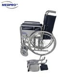 Chrome Detachable Wheelchair