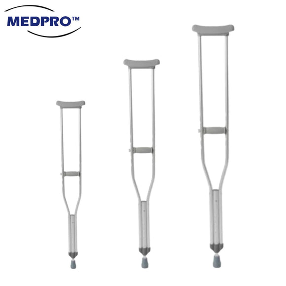 MEDPRO™ Axillary Crutches (Pair) Grey