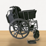 MEDPRO™ Comfy Heavy Duty 22" Bariatric Wheelchair with Flip Up Armrest