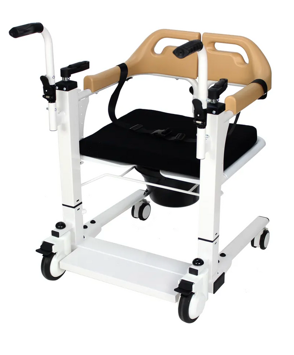MEDPRO™ Dual-function Easy Transfer Chair + Commode Chair