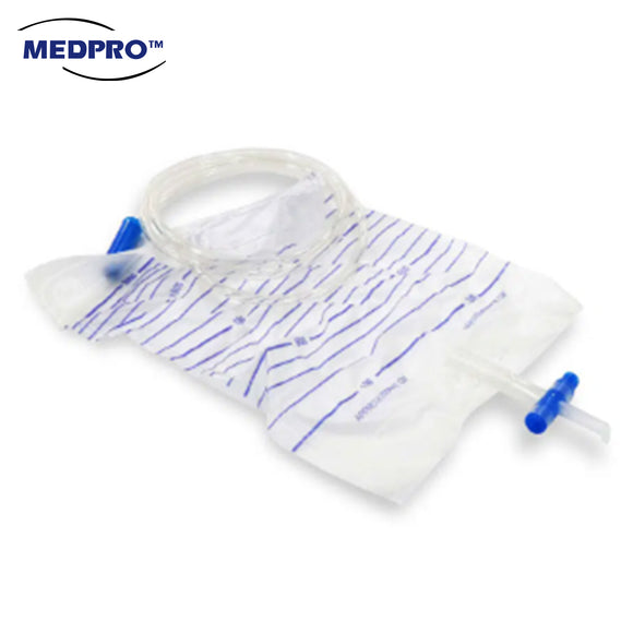 MEDPRO™ Sterile Urine Bag 2 Litre T-Outlet (10pcs/Bag)