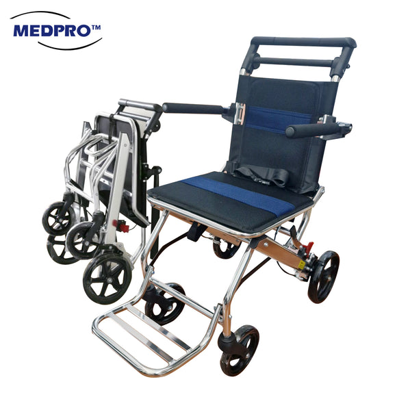 MEDPRO™ Lightweight Easily Foldable 7kg Travel Push Chair with Brake