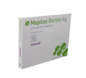 Mepilex Border AG Dressing (2 sizes!) 12.5 x 12.5cm | 17.5 x 17.5cm