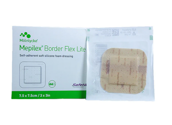 Mepilex Border Flex Lite Dressing (2 sizes!) 7.5 x 7.5cm | 10 x 10cm | 15 x 15cm