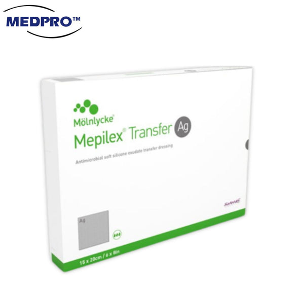 Molnlycke Mepilex Transfer Ag 15 x 20cm (1 Box, 10pcs)