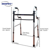 MEDPRO™ Rising Foldable Walking Frame