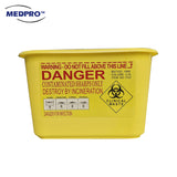 Sharps Disposable Box Container With Lid 1L | 3L | 5L | 23 Litres