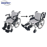 MEDPRO™ SturdyPlus Wheelchair 16"/18" with Elevating Leg Rest