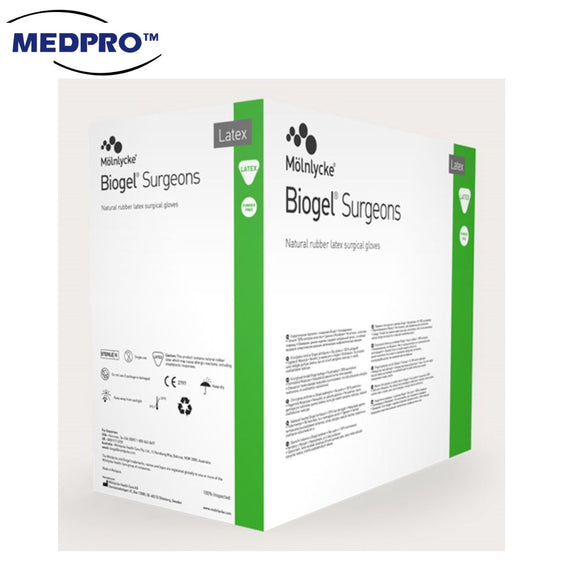 Molnlycke Biogel Surgeons Gloves Size 6.0 | 6.5 | 7.0 | 7.5 | 8.0 | 8.5 | 9.0 (50pairs/Box)