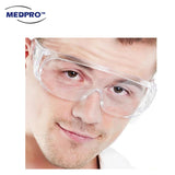 Clear Vented Safety Goggles Eye Protection / Lab Anti Fog Glasses