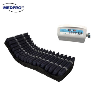 MEDPRO™ SUPERCARE 8" 3 Channels Anti-Decubitus / Pressure Relief Alternating Air Pressure Air Mattress with Digital Mode Pump & CPR Release