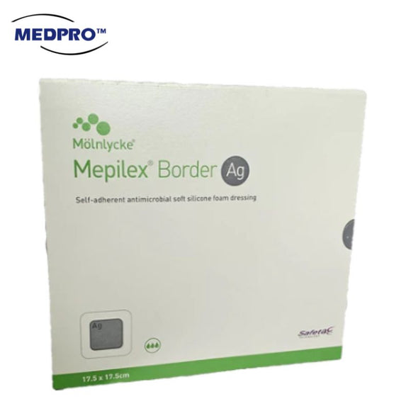 Mepilex Border AG Dressing (2 sizes!) 12.5 x 12.5cm | 17.5 x 17.5cm