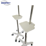 New IV Infusion Drip Stand with 5 Castor Wheels with 5 Brakes