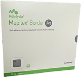 Mepilex Border AG Dressing (2 sizes!) 12.5 x 12.5cm | 17.5 x 17.5cm