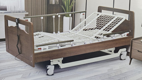 MEDPRO™ Luxe 3 Functions Low-level Hospital / Home Bed with 4 Side Rails