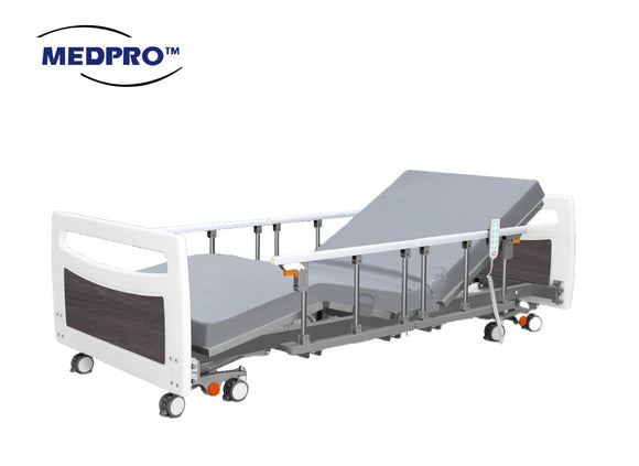 MEDPRO™ BASIXX 3 FUNCTIONS LOW-LEVEL HOSPITAL / HOME BED WITH 4 SIDE RAILS