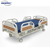 MEDPRO Electric 3 Functions Bed with Quad Rails & Backup Battery Pack (Upgraded)