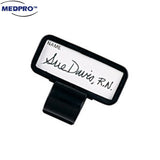 Write-On Stethoscope Name Tag (Black) - MEDPRO™ Medical Supplies