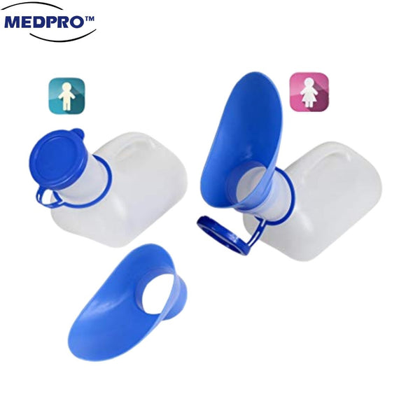 Unisex Durable Urinal with Cover 1200mls
