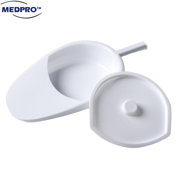 MEDPRO™ Durable Adults Bed Pan with Cover - MEDPRO™ Medical Supplies