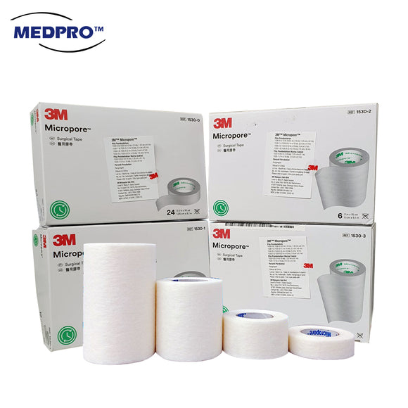 (4 Sizes!) 3M™ Micropore Surgical Tape without Dispenser (1/2