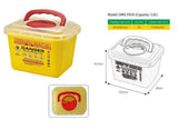 Sharps Disposable Box Container With Lid 1L | 3L | 5L | 23 Litres