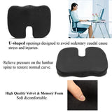 MEDPRO™ Memory Foam Seat Cushion with Cooling Gel