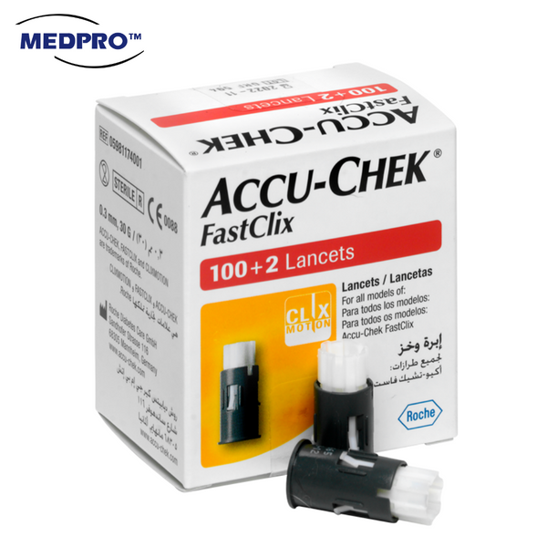 ACCU CHEK FastClix Lancets 102s / 204s – MEDPRO™ Medical Supplies