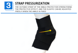MEDPRO™ Adjustable Ankle Support Brace Wrap for Ankle Injury Support
