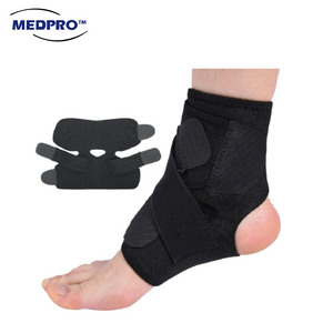 MEDPRO™ Adjustable Ankle Support Brace Wrap for Ankle Injury Support