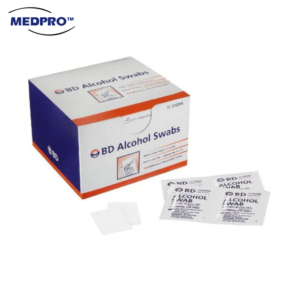 (3 Boxes) BD Alcohol Swabs 100pcs/box
