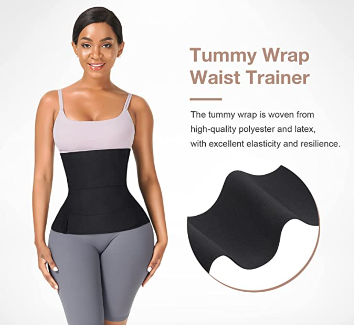MEDPRO Body Shaper Elastic Waist Bandage Wrap Waist Trimmer Belt