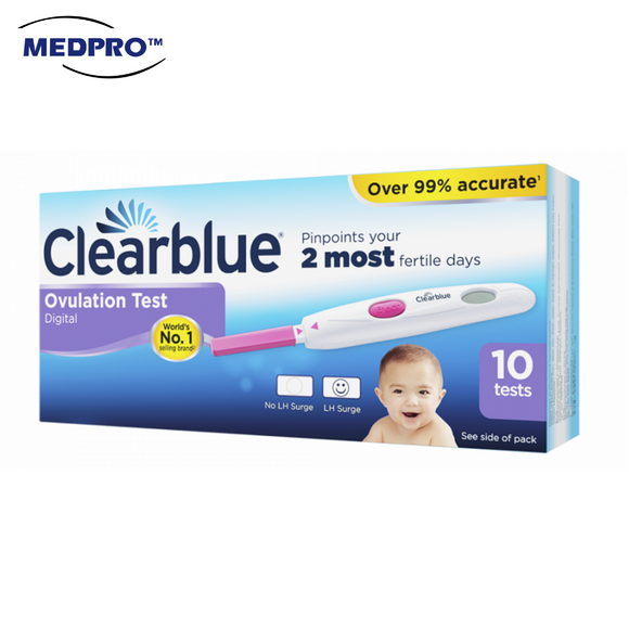 [EXP: 01/2025] Clearblue Digital Ovulation Test (10pcs/box)