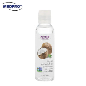 NOW Foods, Solutions, Liquid Coconut Oil, Pure Fractionated, 118ml